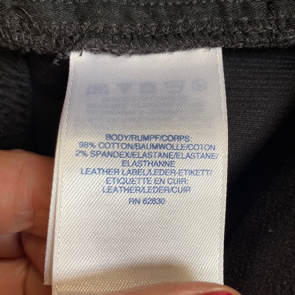 LANDS’ END Black Corduroy Straight Leg Pants Jeans 10 - Picture 12 of 14